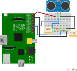 Capteur à ultrason HC-SR04 pour Arduino Raspberry Pi.
